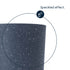 18cm Round Sandstone Plastic Plant Pot Grey - Set of 2